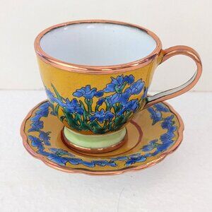 Charlotte di Vita Hand Painted Edition No. H794 Miniature Cup & Saucer Set
